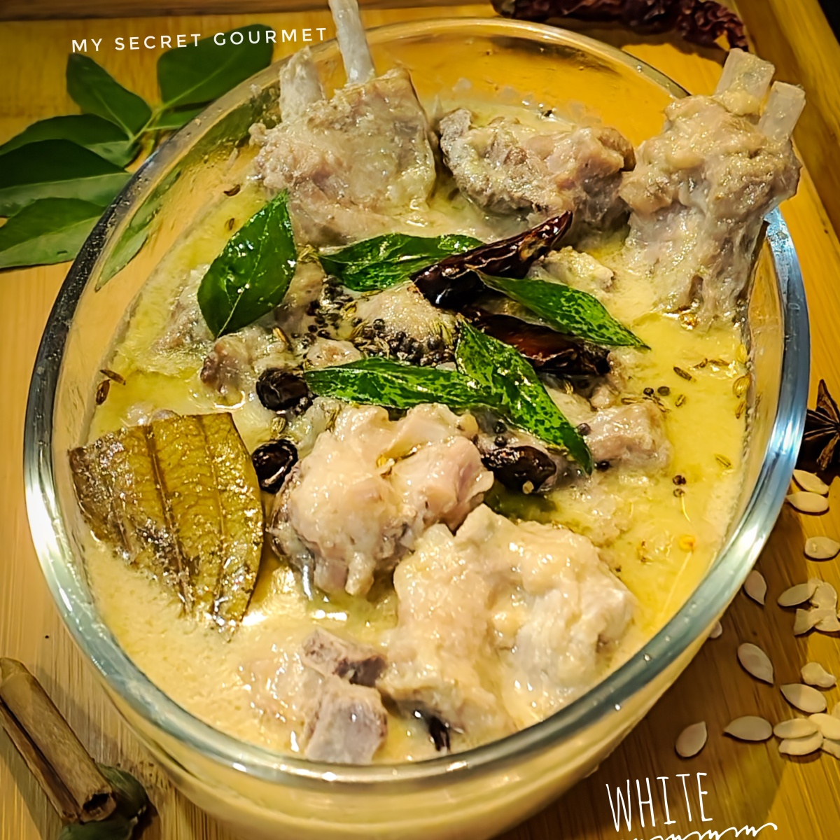 White Mutton Curry Stew (Non Coconut Based)
