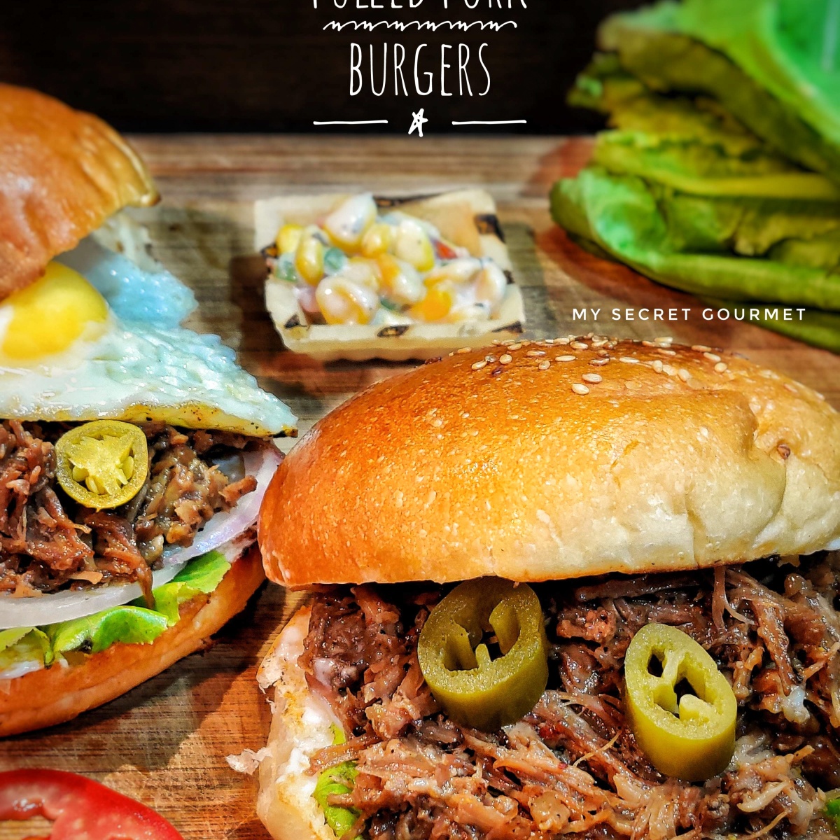 Barbeque Pulled Pork Burgers